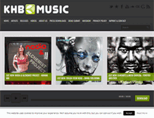 Tablet Screenshot of khb-music.de